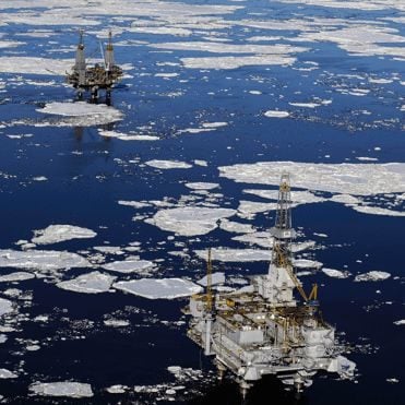 Opposed Arctic drilling